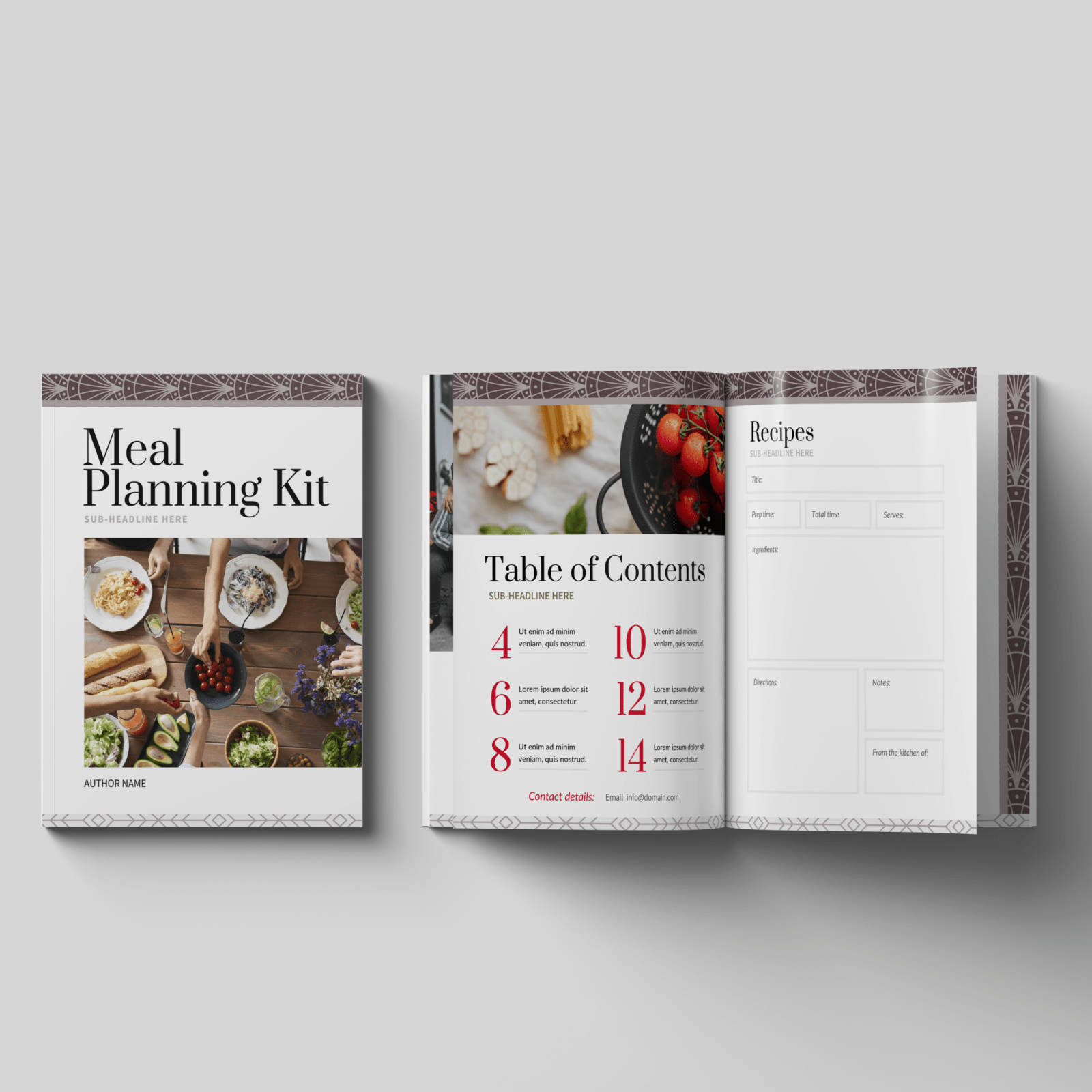 MDY Meal Planning Kit 1